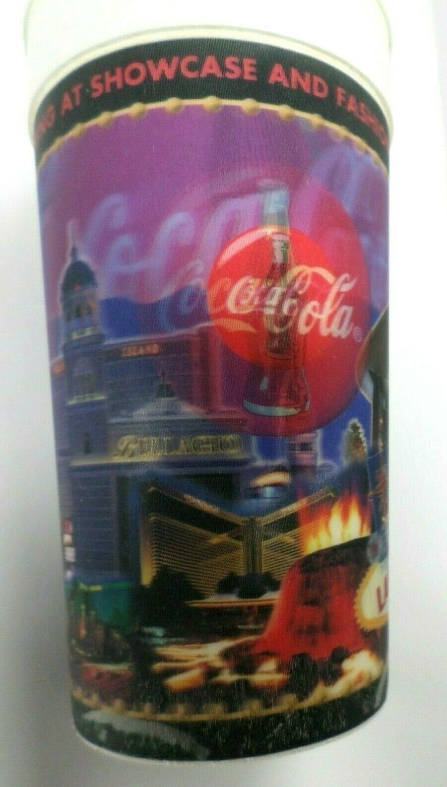 2004 Wendy's Las Vegas Fashion Show Mall Souvenir Coca Cola 32 Oz Drink Cup