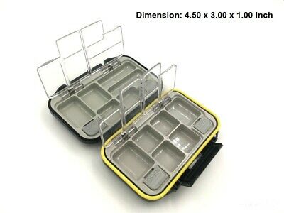 12 Compartment Fly Fishing Lures Hook Box Waterproof Fish Tackle Plastic Holder