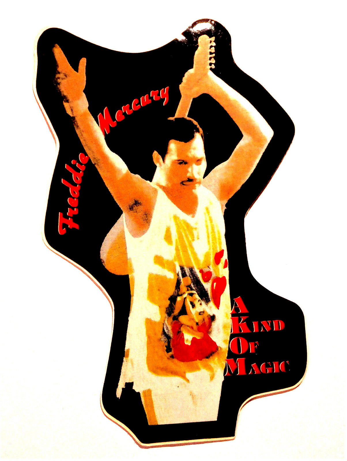 Sticker Vintage Years 80s - Queen, Freddie Mercury " A Kind Of Magic "