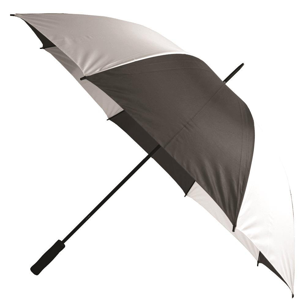 Golf Umbrella In Black & White Outdoor 60 In. Rain Sunny Protection Manual