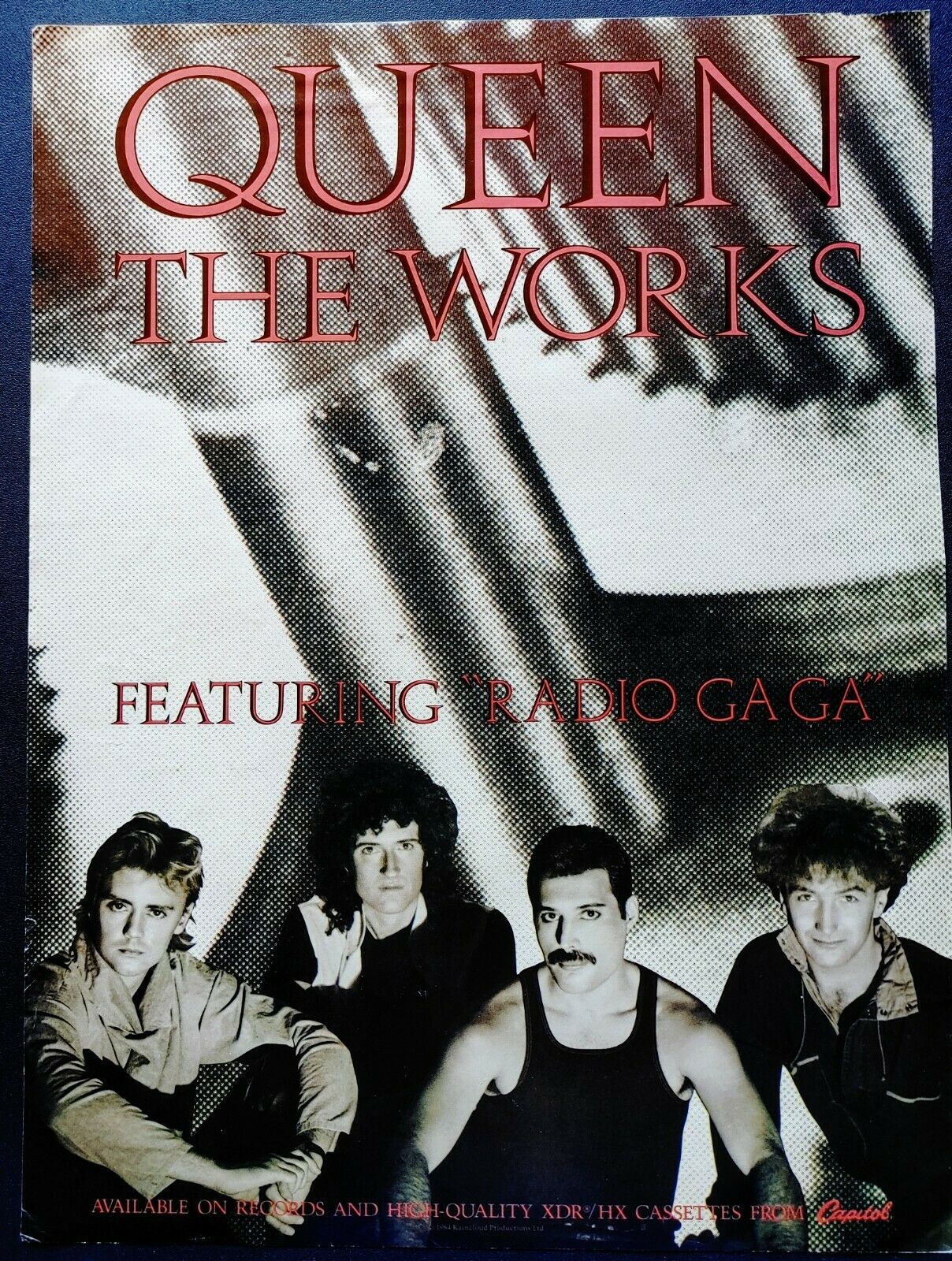 Queen The Works Radio Gaga 1984 Promo Ad
