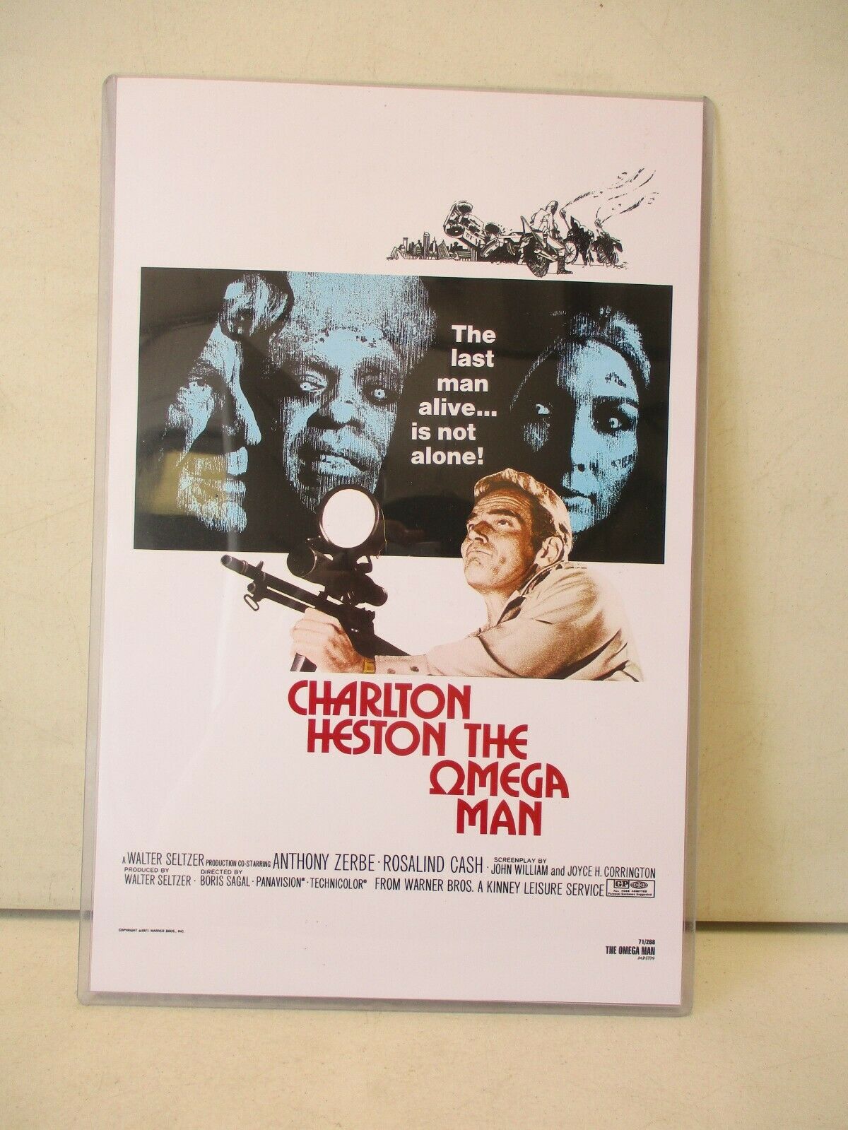 1971 The Omega Man Movie Poster Reproduction 17x11