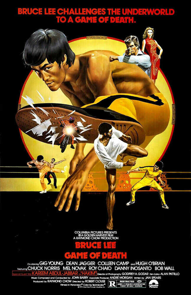 Game Of Death *bruce Lee* Replica 1978 Movie Poster