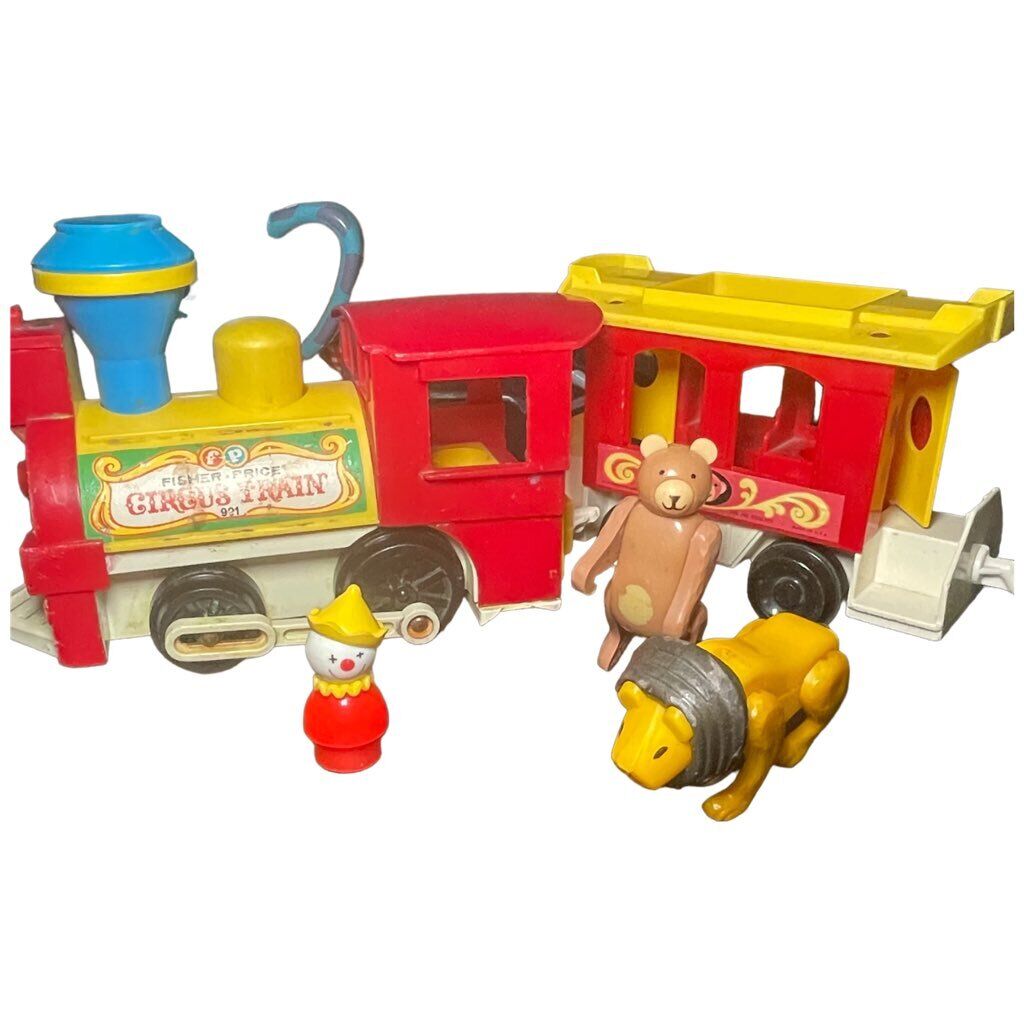 Little People Circus Train Figures And Train Incomplete Fisher Price Vintage Clo