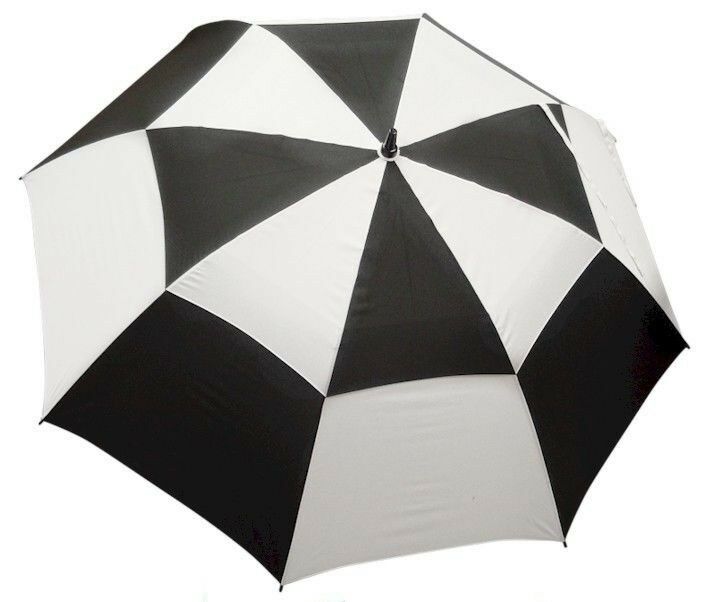 62" Double Canopy Golf Umbrellas - Available In Various Colors