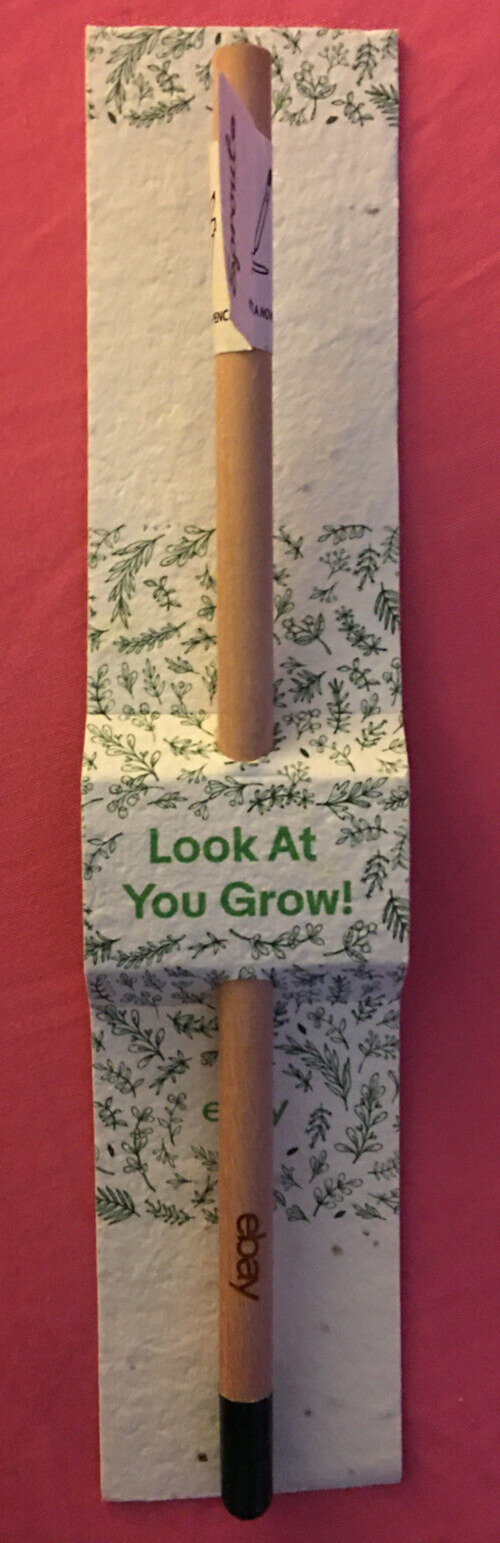 New Ebay Sprout Plantable Pencil Cherry Tomato Seeds Wildflower Paper Sleeve Nwt