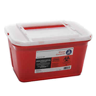 Sharps Container Red 1 Gallon Slide Lid Each