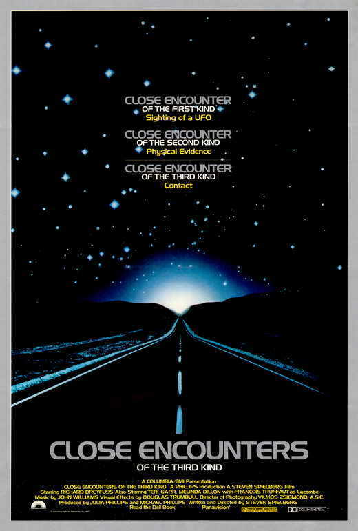 Close Encounters Of The Third Kind Movie Poster B 27x40 Richard Dreyfuss