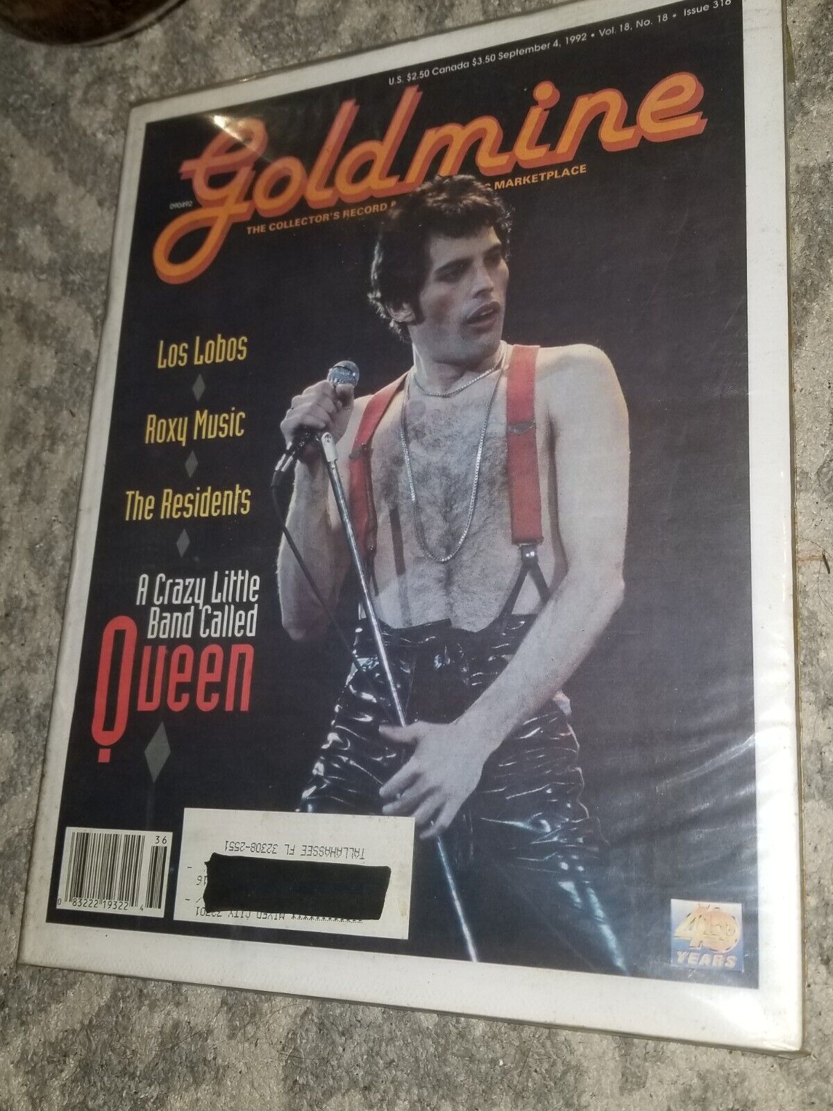 Goldmine Magazine Sept 4, 1992 Freddy Mercury Cover Queen Residents Los Lobos