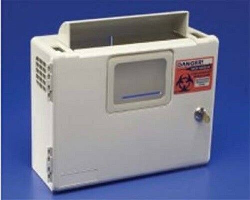 Sharps Needle Container Wall Mount Enclosure, Sharpsafety, Box Only, 85161h