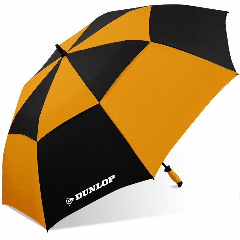 Dunlop 60" Double Canopy Folding 2-person Golf Umbrella Windproof Vented Ec