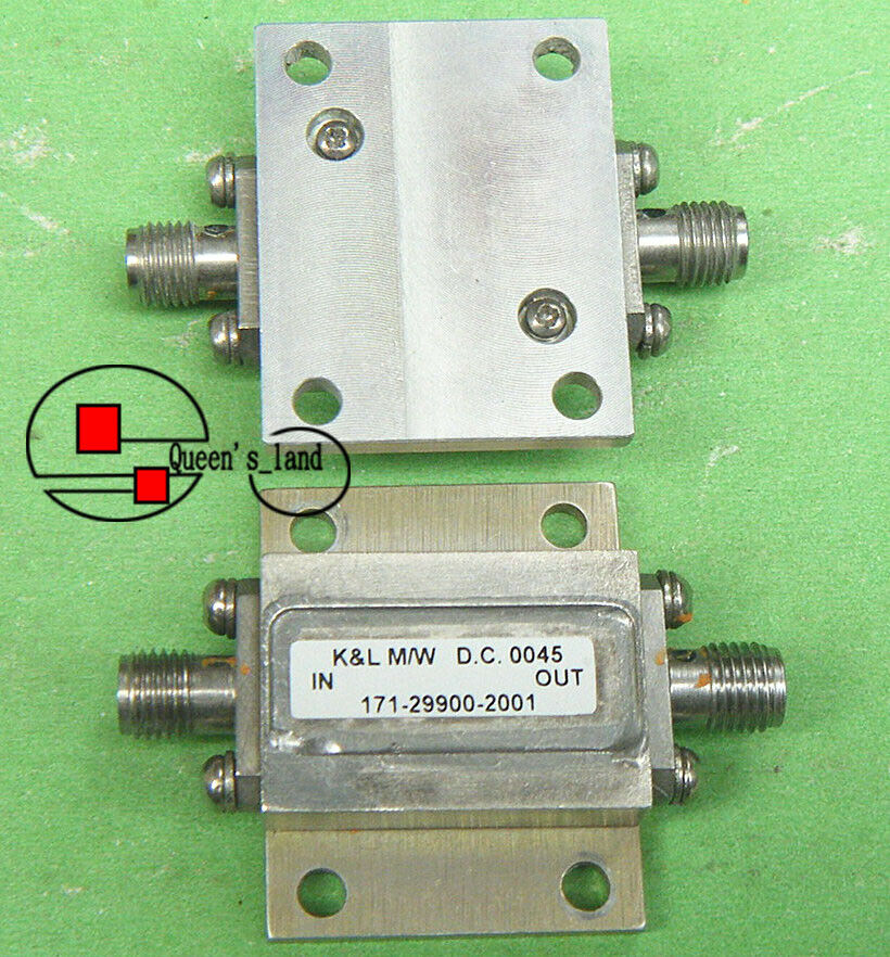 1× K&l 171-29900-2001 Dc-400mhz Sma Rf Microwave Low Pass Filter