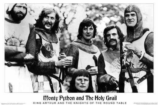 Monty Python And The Holy Grail Movie Poster 24x36 Graham Chapman John Cleese