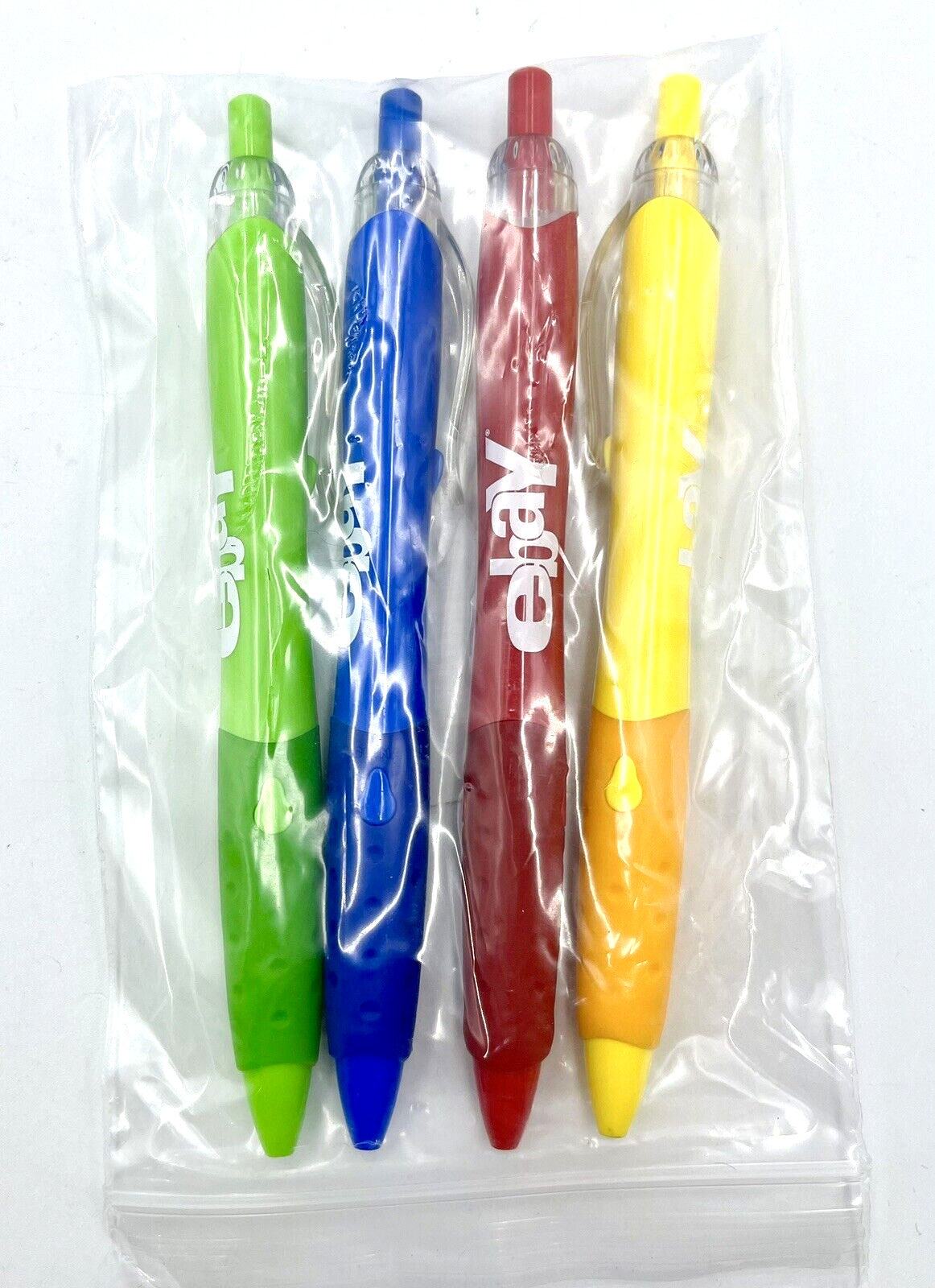 1 Pack Of 4 Ebay Old Logo Pens Red Blue Green Yellow