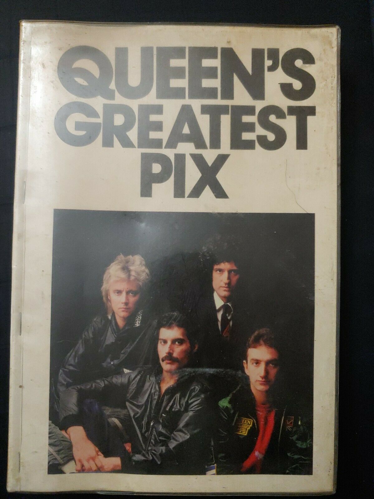 Queen's Greatest Pix Book Original 1981 Uk Edition Rare And Htf